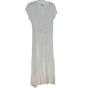 Sonoma Maxi Dress, Soft Gauze Feel, Crisp White, Excellent Condition, Medium